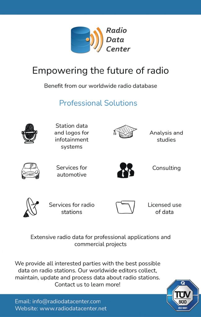 Radio Data Center advertisement